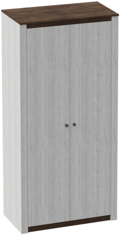 Спальня "Даллас" шкаф 2-х дверн (дуб винтерберг/таксония) - Мебельград - фото в интернет-магазине Арктика