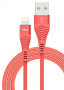 Кабель TFN USB-Lightning Forza MFI 1m Red (TFN-CMFLIGA1MNLRD)*