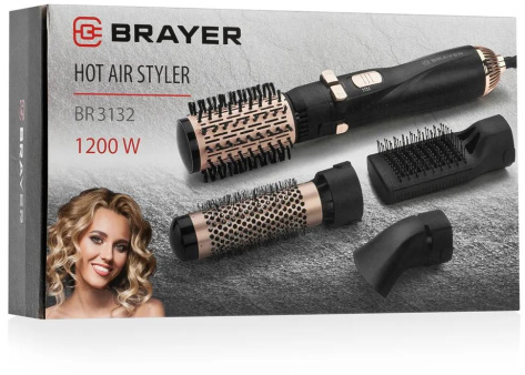 Фен-щетка BRAYER BR3132 - фото в интернет-магазине Арктика