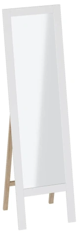 Спальня "Калгари" зеркало напольное (белый матовый) - Мебельград - фото в интернет-магазине Арктика