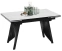 Стол обеденный "Шелдон" тип 1 (черный муар/керамика матовая белый мрамор) - Три Я - фото в интернет-магазине Арктика