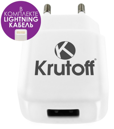 Зарядное устройство для USB Krutoff CH-16 (02192) - фото в интернет-магазине Арктика