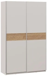 Шкаф-купе "Оскар" 1400 (комплект ручек 2-х дв, серебро/Скания дверь тип 2 (1400, 2100)/кашемир/дуб тортугга) - Три Я - каталог товаров магазина Арктика