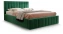 Кровать "Вена" 1800 с мех (Мора зеленый) - Мебельград - фото в интернет-магазине Арктика