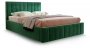 Кровать "Вена" 1800 с мех (Мора зеленый) - Мебельград