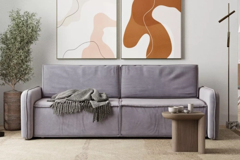 Диван "Сенатор" (03) серый - Столлайн - фото в интернет-магазине Арктика