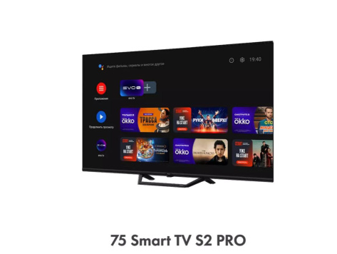 Телевизор Haier 75 Smart TV S2 Pro UHD - фото в интернет-магазине Арктика