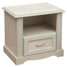 Спальня "Сохо" 32.17 тумба прикроватная (бетон пайн белый/бетон пайн белый патина) - Олмеко - каталог товаров магазина Арктика