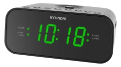 Радиочасы Hyundai H-RCL221 Black/Green - каталог товаров магазина Арктика