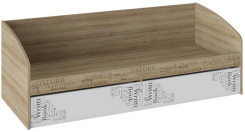 Детская "Оксфорд" ТД-139.12.01 кровать с ящ 80*200 (ривьера/белый с рис) - Три Я - каталог товаров магазина Арктика