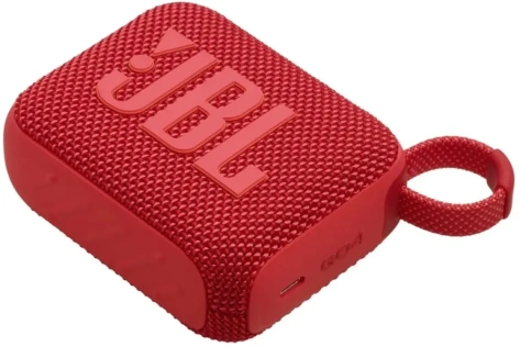 Портативная акустика JBL Go 4 Красный (JBLGO4RED) - фото в интернет-магазине Арктика