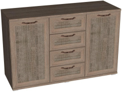 Спальня "Рандеву" K135 комод (дуб оксид) - Евромебель - каталог товаров магазина Арктика