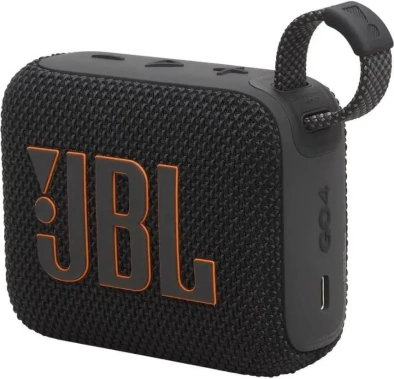 Портативная акустика JBL Go 4 Black (JBLGO4BLK) - фото в интернет-магазине Арктика