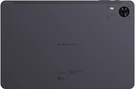 Планшетный ПК Digma Pro Zoom 10.1" 2044623 128Gb LTE (темно-серый)  - фото в интернет-магазине Арктика