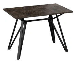 Стол обеденный "Ройс" Тип 1 (черный муар/ателье темное) - Три Я - каталог товаров магазина Арктика