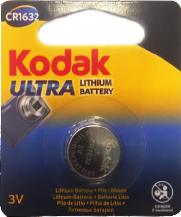 Батарейка Kodak CR1632-1BL 1 шт - фото в интернет-магазине Арктика