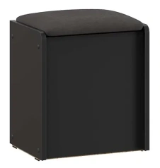 Пуф "Бостон" (антрацит/велюр серый) - Три Я - каталог товаров магазина Арктика