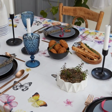 Скатерть "Этель" Бабочки 110х147 см, 100% хл, репс 210гр/м2 5511293 - Сима-ленд - фото в интернет-магазине Арктика