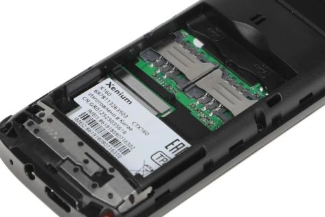 Мобильный телефон Xenium X160 Black - фото в интернет-магазине Арктика