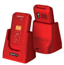 Мобильный телефон Maxvi E5 up Red - каталог товаров магазина Арктика