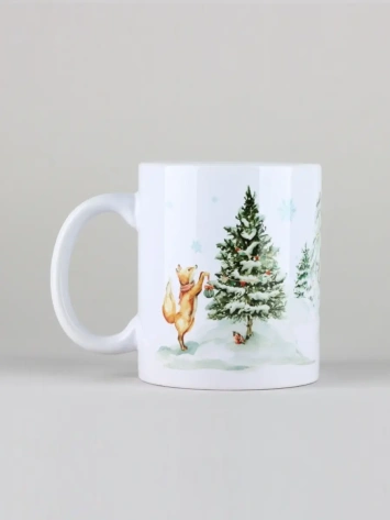 Кружка "Новогодний лес" 10646609 320 мл - Сима-ленд - фото в интернет-магазине Арктика