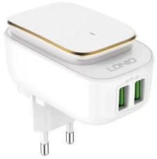 Зарядное устройство сетевое LDNIO A2205 12W USBx2+ Кабель Micro USB (LD_B4371) - каталог товаров магазина Арктика