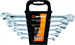 Набор ключей комбинированных ВИХРЬ 6 шт., 6-17 мм - каталог товаров магазина Арктика