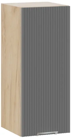 Кухня "Кимберли" шкаф навесной 30 (К1В3/Ф1В3/дуб крафт золотой/титан) - Три Я - фото в интернет-магазине Арктика