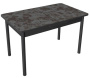 Стол обеденный "Стенфорд" тип 1 (d50/Черный муар/Булат) - Три Я