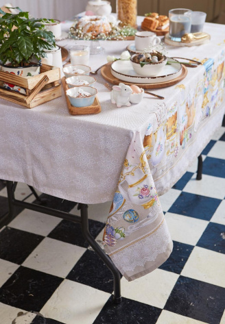 Скатерть "Пасхальные куличи" ПСХ 4778294 110*147 см  - Сима-ленд - фото в интернет-магазине Арктика