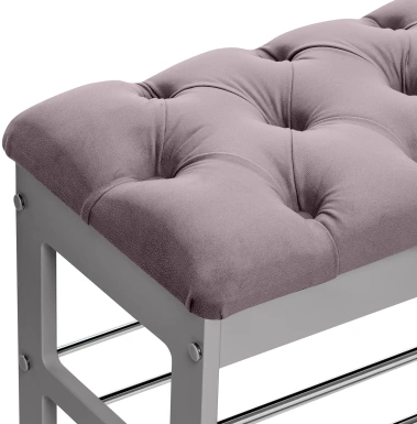 Банкетка МИ "Грейс" (серый ясень/V19) - Импэкс - фото в интернет-магазине Арктика