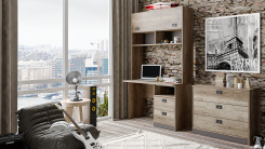 Детская "Пилигрим" (дуб каньон светлый/фон серый) - Три Я - каталог товаров магазина Арктика