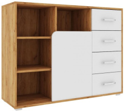 Детская "Дастин" комод (Крафт золотой/белая аляска) - Атлант - каталог товаров магазина Арктика