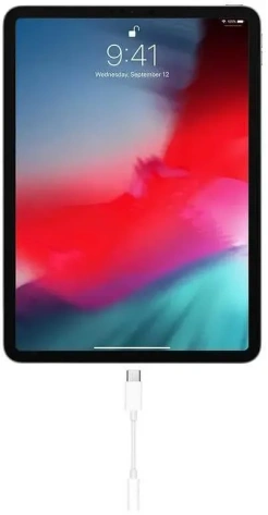 Переходник Apple USB-C to 3.5 mm Headphone Jack MU7E2ZM/A - фото в интернет-магазине Арктика