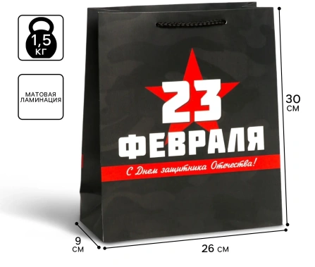 Пакет подарочный 7112478 - Сима-ленд - фото в интернет-магазине Арктика