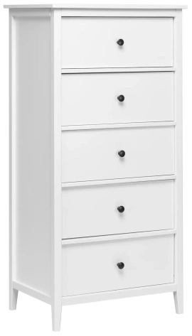 Комод Leset Токе 5 ящ. (Белый) - Импэкс - фото в интернет-магазине Арктика