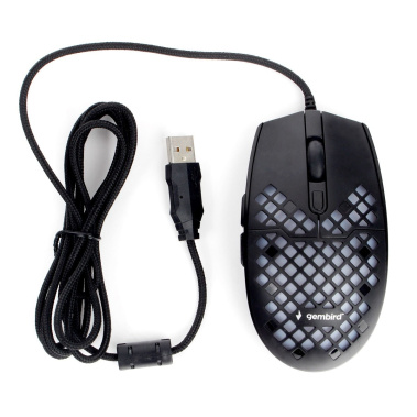 Мышь игровая Gembird MG-760 USB (черная) - фото в интернет-магазине Арктика