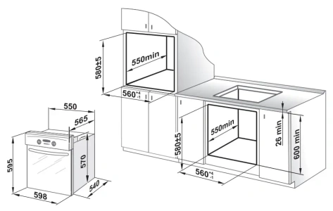 Духовка GEFEST ЭДВ ДА 602-02 К55 - фото в интернет-магазине Арктика