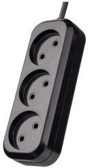 Удлинитель Perfeo RU Power PF_B4066 3,0м, 3 розетки, чёрный (Р16-012)* - каталог товаров магазина Арктика