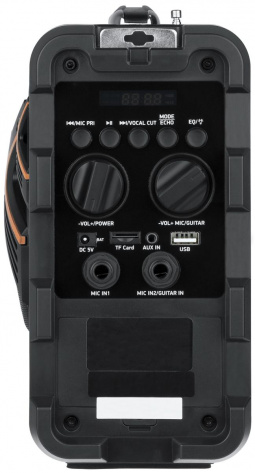 Портативная акустика BBK BTA607 черный/оранжевый - фото в интернет-магазине Арктика