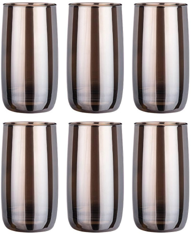Набор стаканов "Горький шоколад" 194-530 6 шт/330 мл - Арти М - фото в интернет-магазине Арктика