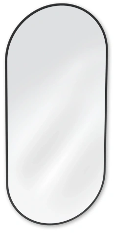 Зеркало навесное Z-16 1100х500 мм с черной рамкой - Мебельград - фото в интернет-магазине Арктика