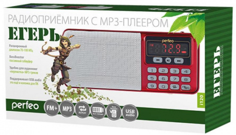 Радиоприемник Perfeo Егерь FM+ brown (i120-BK) PF_A4463* - фото в интернет-магазине Арктика