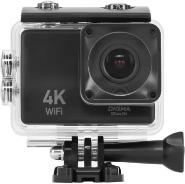 Экшн-камера Digma DiCam 850 Черная DC850 - фото в интернет-магазине Арктика