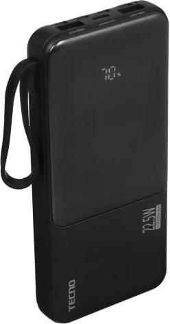 Аккумулятор внешний Tecno OnGO L101Q 10000mAh Black - фото в интернет-магазине Арктика