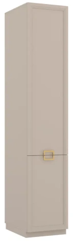 Спальня "Дольче" (ДЛ-210.13_левый) шкаф 1 дверн (кашемир серый) - Ангстрем - фото в интернет-магазине Арктика