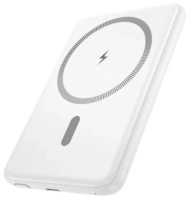 Аккумулятор внешний Hoco J140A Tony 5000mAh White magnetic - фото в интернет-магазине Арктика
