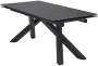 Стол обеденный ХЭНК 180 РИАЛЬТО (РИАЛЬТО ТЕМНО СЕРЫЙ / ЧЕРНЫЙ) - М-Сити