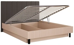 Спальня "Хилтон" (ХТ-811.28) кровать с мех 180 (Д2/Кашемир серый) - Ангстрем - каталог товаров магазина Арктика