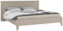 Спальня "Кантри" (КА-800.27) кровать 140*200 (Кашемир серый) - Ангстрем